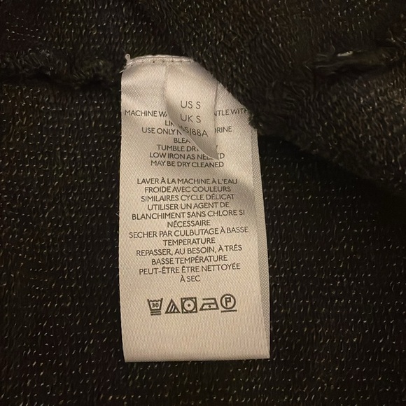 Anthropologie | Pilcro Split Hem Tunic Sweatshirt - Charcoal Gray Pullover EUC - Picture 8 of 9